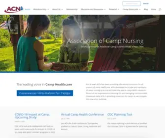 ACN.org(Association of Camp Nurses) Screenshot