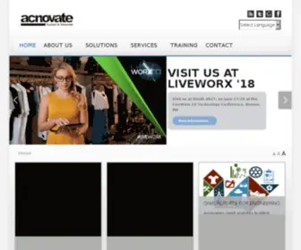 Acnovate.com(Acnovate Corporation) Screenshot