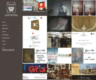 Acoar.ro(Asociația Comercianților de Opere de Artă din Romania) Screenshot