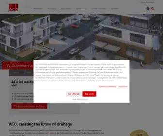 Aco.at(ACO Österreich Webseite) Screenshot
