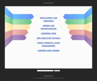 Acod.net(acod) Screenshot