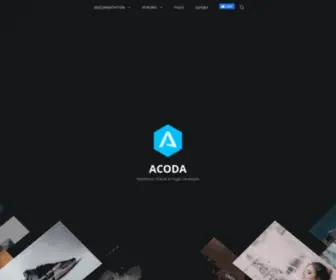 Acoda.com(Our mission) Screenshot