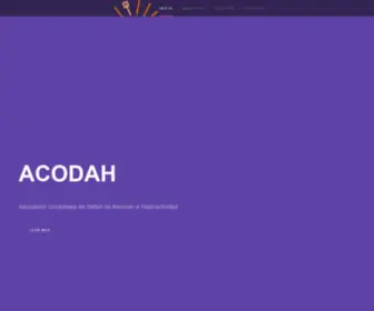 Acodah.org(ACODAH) Screenshot