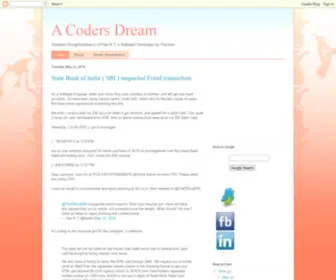 Acodersdream.com(A Coders Dream) Screenshot