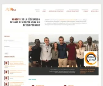 Acodev.be(ONG) Screenshot
