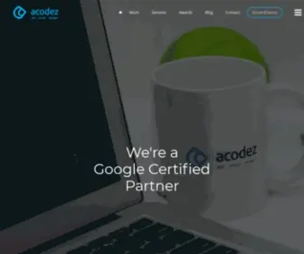 Acodez.in(Web Design India) Screenshot