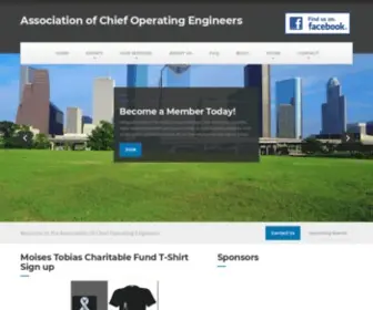 Acoehouston.net(Association of Chief Operating Engineers) Screenshot