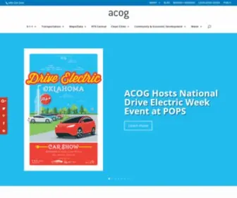 Acogok.org(Association of Central Oklahoma Governments) Screenshot