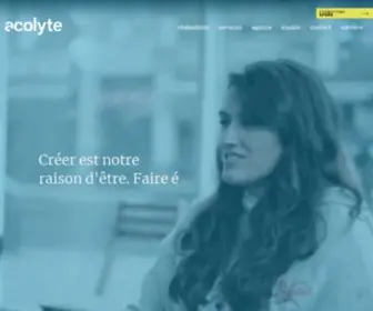 Acolyte.ws(Agence de Stratégie et de Création) Screenshot