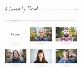 Acommunitythread.com(A Community Thread) Screenshot