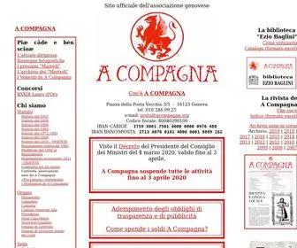 Acompagna.org(A Compagna) Screenshot