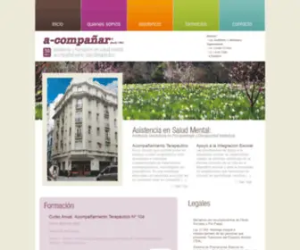 Acompaniar.com.ar(A-compañar) Screenshot