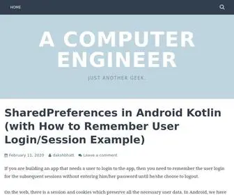 Acomputerengineer.com(Just another geek) Screenshot