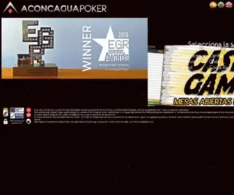 Aconcaguapoker.com Screenshot
