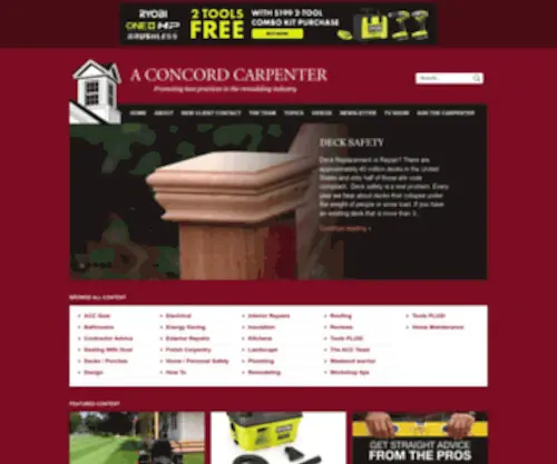 Aconcordcarpenter.com(Concord Carpenter) Screenshot