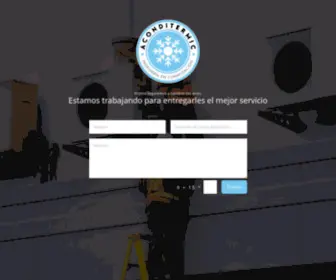 Aconditermic.cl(Servicio de calefacción) Screenshot