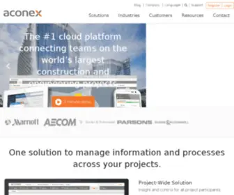 Aconexasia.com(Cloud Applications and Cloud Platform) Screenshot