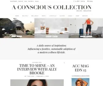 Aconsciouscollection.com(A Conscious Collection) Screenshot