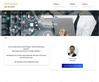 Aconsulteria.ch(ERP Beratung und IT Lösungen) Screenshot
