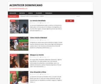 Acontecer-Dominicano.com(Acontecer Dominicano) Screenshot