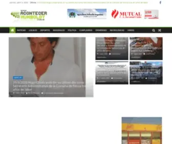 Acontecerhumboldt.com.ar(Noticias Regionales) Screenshot