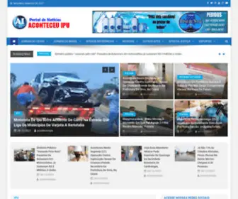 Aconteceuipu.com(Portal de Notícias Aconteceu Ipu) Screenshot