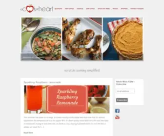 Acookatheart.com(A Cook at Heart a Cook at Heart) Screenshot