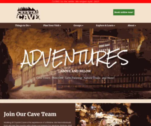 Acoolcave.net(Crystal Cave) Screenshot