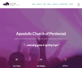 Acop.ca(Apostolic Church of Pentecost) Screenshot