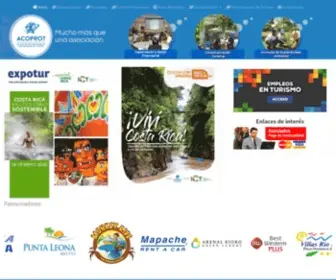 Acoprot.org(Asociación Costarricense de Profesionales en Turismo) Screenshot