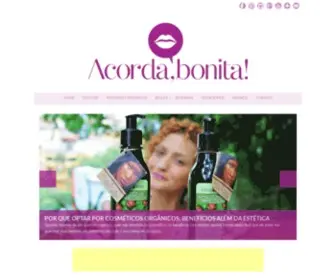 Acordabonita.com(Acorda, Bonita) Screenshot