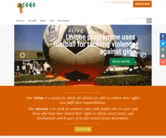Acordinternational.org(Agency for Cooperation and Research in Development) Screenshot