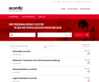 Acordiz.de(Acordiz GmbH) Screenshot