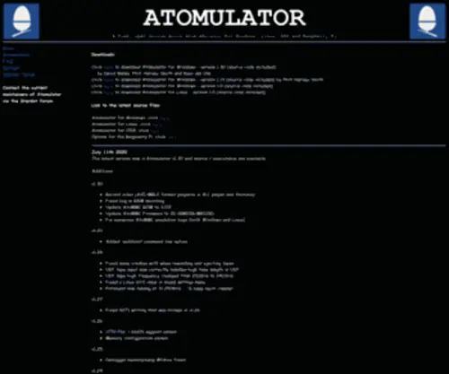 Acornatom.co.uk(An Acorn Atom emulator) Screenshot