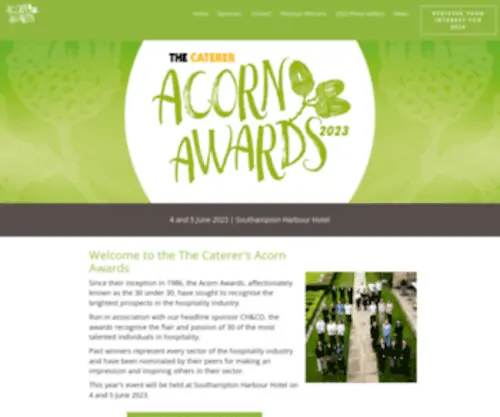 Acornawards.co.uk(Acorn Awards) Screenshot