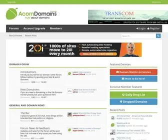 AcornDomains.co.uk(Acorn Domains) Screenshot