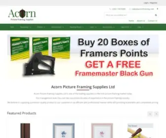 Acornframing.com(Canvas Picture Frames Dublin) Screenshot