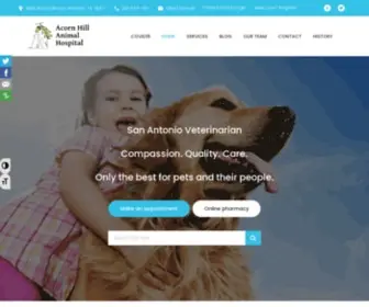 Acornhillanimalhospital.com(Acorn Hill Animal Hospital) Screenshot