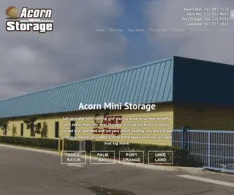 Acornmini.com(Acorn Mini Storage) Screenshot