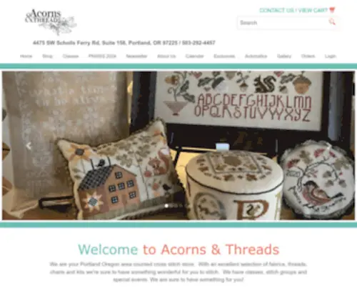 Acornsandthreads.com(Acorns & Threads) Screenshot