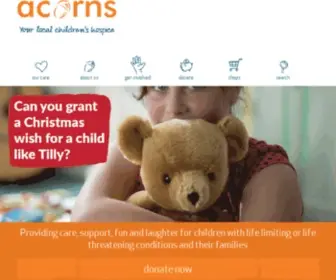 Acorns.org.uk(Acorns Children’s Hospice) Screenshot