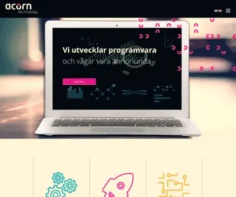 Acorntechnology.se(Acorn Technology) Screenshot