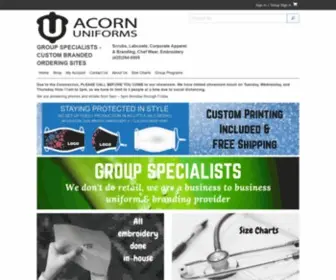 Acornuniforms.com(Acorn Uniforms) Screenshot