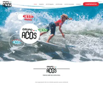 Acos.cr(Grupo ACOS Surf en Costa Rica) Screenshot