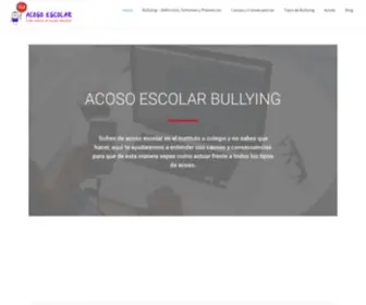 Acosoescolar.net(Acoso Escolar o Bullying que es y como comprenderlo) Screenshot