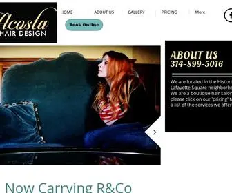 Acostahairdesign.com(Acostahairdesign) Screenshot