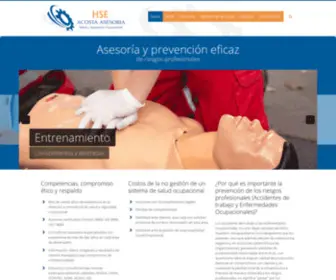 Acostahse.com(Acosta HSE Asesoría) Screenshot