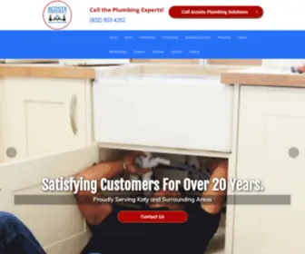 Acostaplumbingsolutions.com(Acosta Plumbing Solutions) Screenshot