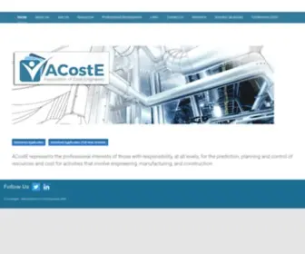 Acoste.org.uk(Welcome) Screenshot