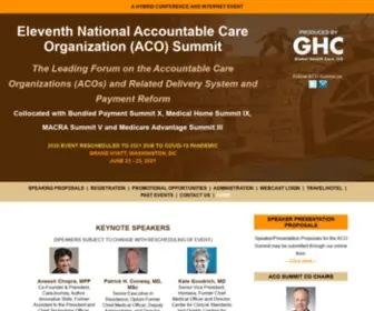 Acosummit.com(ACO Summit) Screenshot